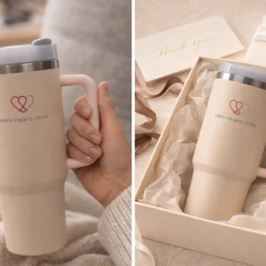 Ivory Embrace Tumbler